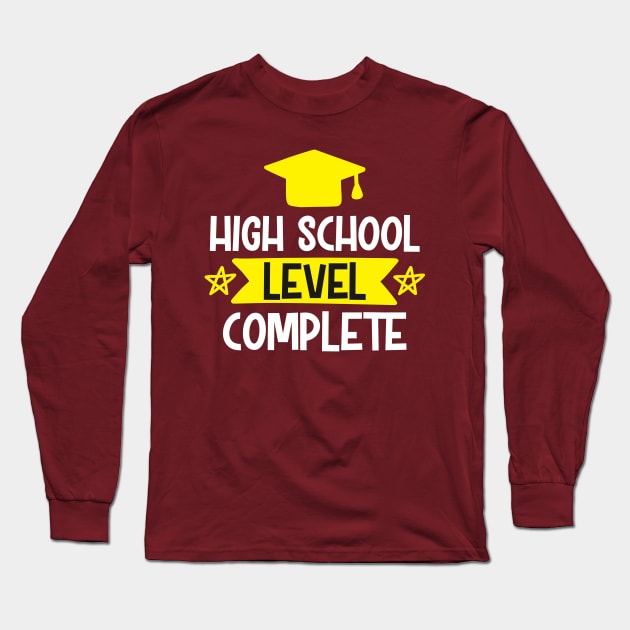 High School Level Complete Long Sleeve T-Shirt by livamola91